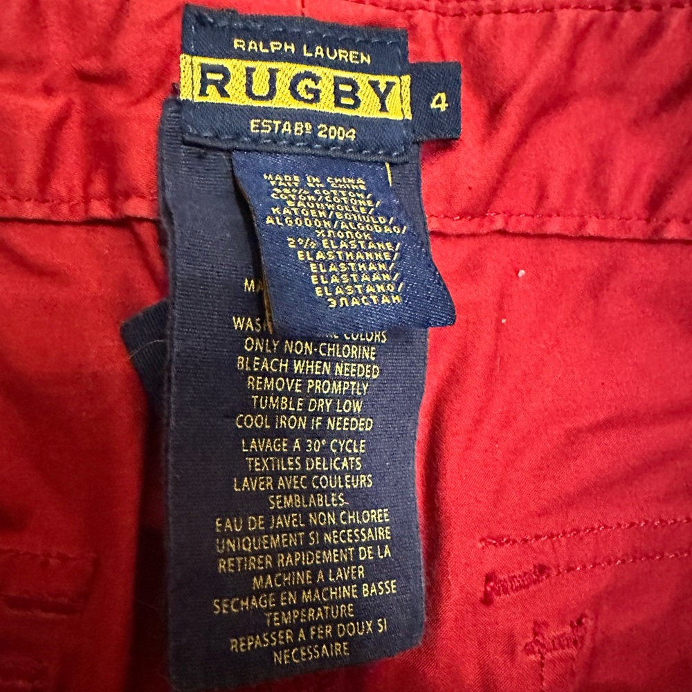 Vintage Ralph Lauren Rugby Slim Fit‎ Utility Pants with Hardware y2k - Picture 5 of 11